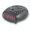 GPX CD AM/FM Clock Radio with 1.2" Display and Dual Alarm, CC318B